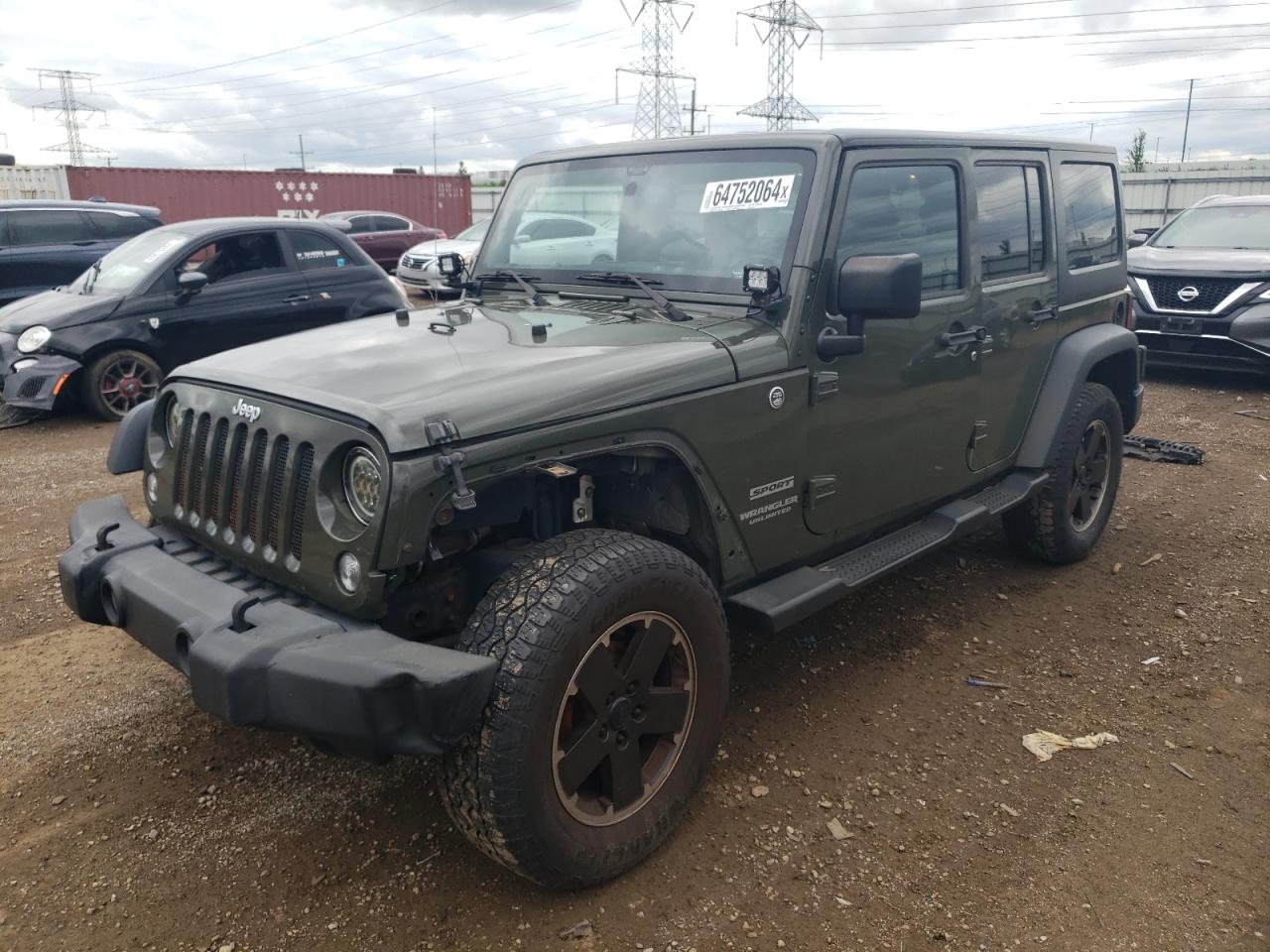 Lot #2766269436 2015 JEEP WRANGLER U