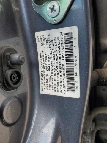 VIN 2HGFB2F58EH551753 2014 Honda Civic, LX no.12