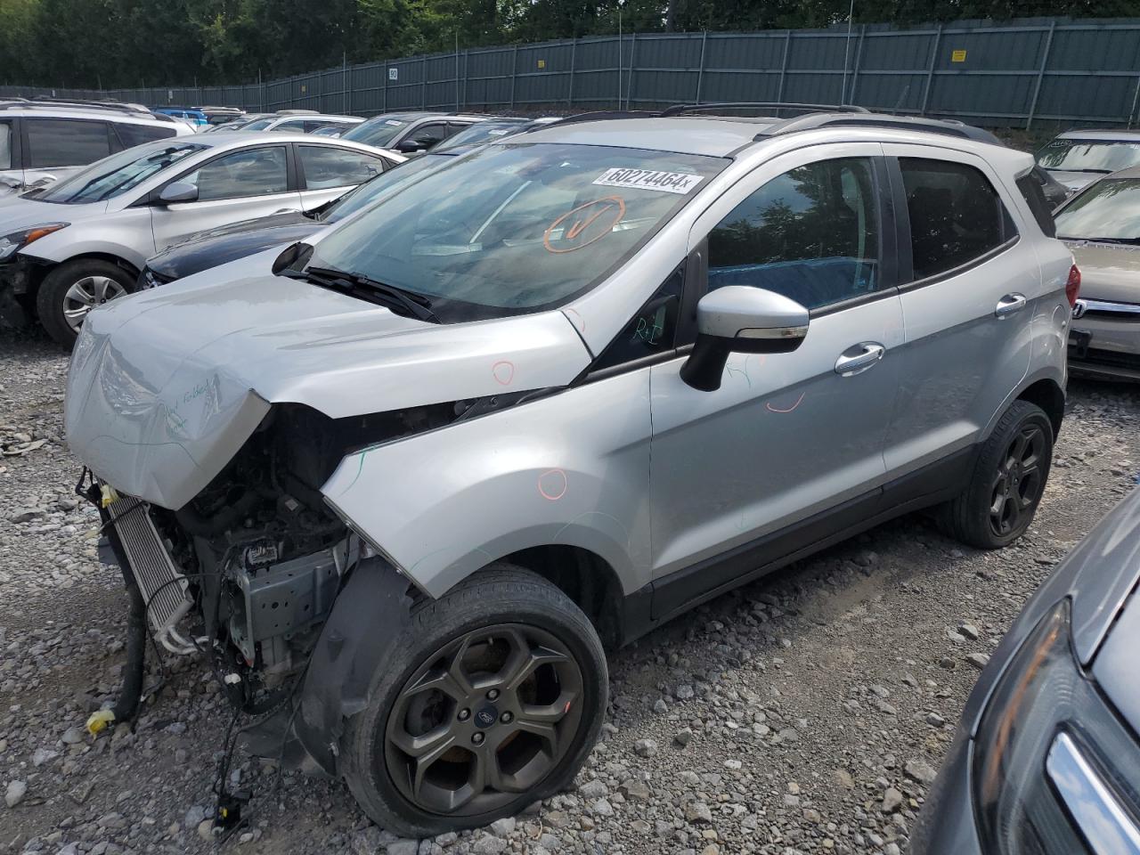 2018 Ford Ecosport Ses vin: MAJ6P1CL8JC215889