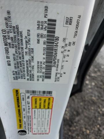 2017 FORD FUSION SE - 3FA6P0HD6HR184780