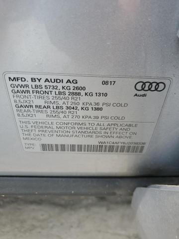 2018 AUDI SQ5 PRESTI WA1C4AFY6J2038336