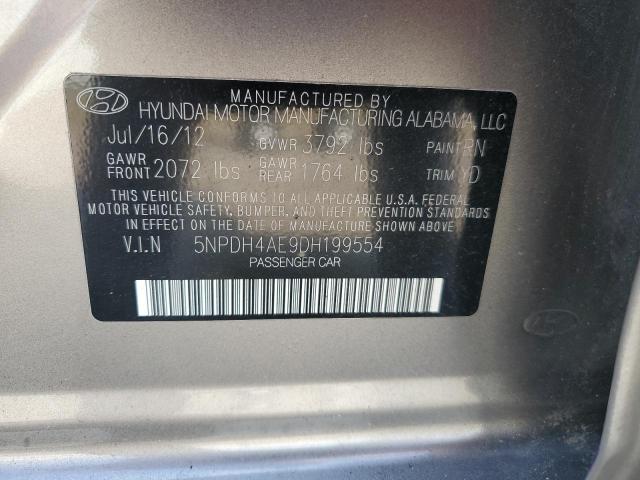 VIN 5NPDH4AE9DH199554 2013 HYUNDAI ELANTRA no.13