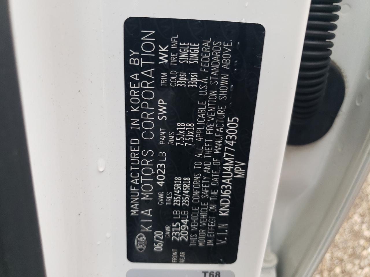 KNDJ63AU4M7743005 2021 Kia Soul Gt Line