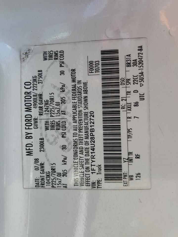 1FTYR14U28PB12720 2008 Ford Ranger Super Cab