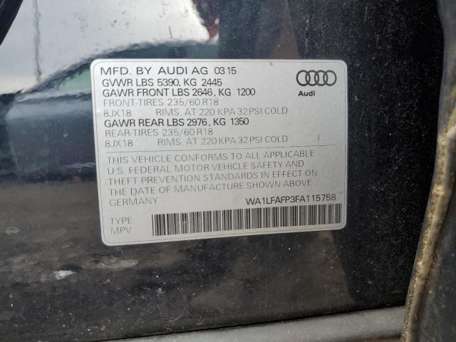 VIN WA1LFAFP3FA115758 2015 Audi Q5, Premium Plus no.13