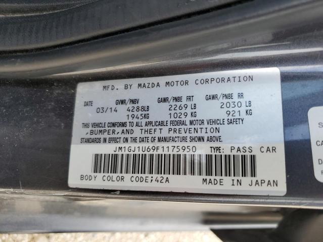 VIN JM1GJ1U69F1175950 2015 Mazda 6, Sport no.12