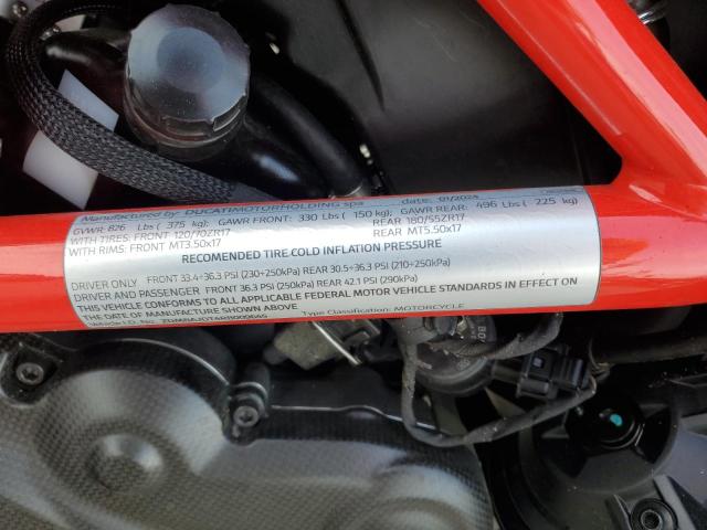 2024 DUCATI HYPERMOTAR ZDMBAJDT4RB009645