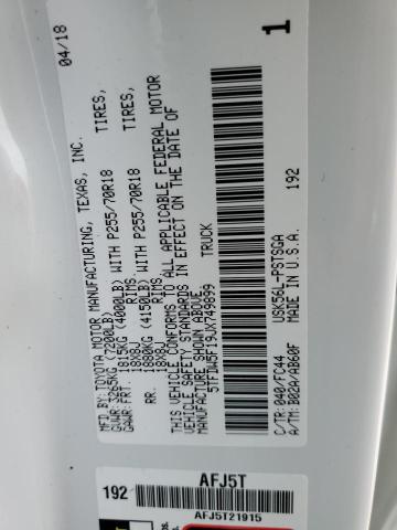 2018 TOYOTA TUNDRA CRE - 5TFDW5F19JX749899