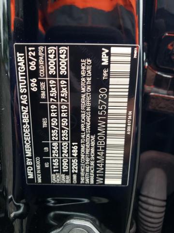 2021 MERCEDES-BENZ GLB 250 4M - W1N4M4HB0MW155730
