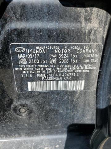 2017 HYUNDAI ELANTRA SE - KMHD74LF4HU424771