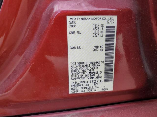 2016 NISSAN ALTIMA 2.5 - 1N4AL3AP4GC132735