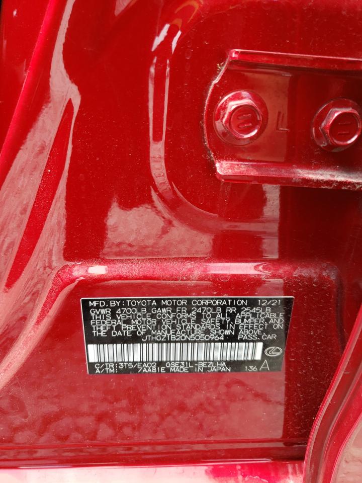 JTHGZ1B20N5050964 2022 Lexus Is 350 F-Sport