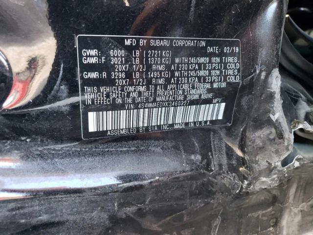 2019 Subaru Ascent Premium VIN: 4S4WMAEDXK3460327 Lot: 61830644