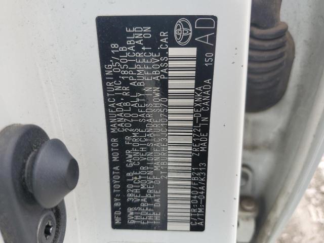 2018 TOYOTA COROLLA L - 2T1BURHE3JC107570
