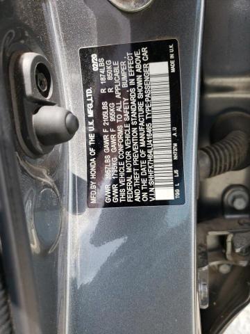2020 HONDA CIVIC EX - SHHFK7H64LU416465