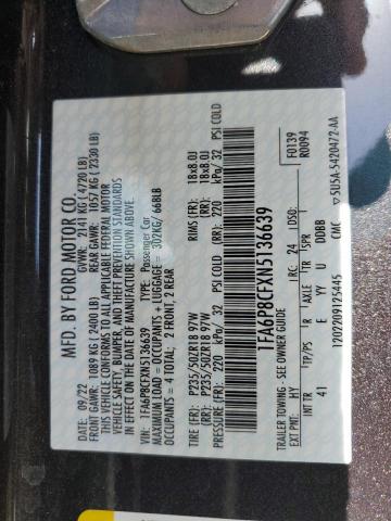 2022 FORD MUSTANG GT - 1FA6P8CFXN5136639