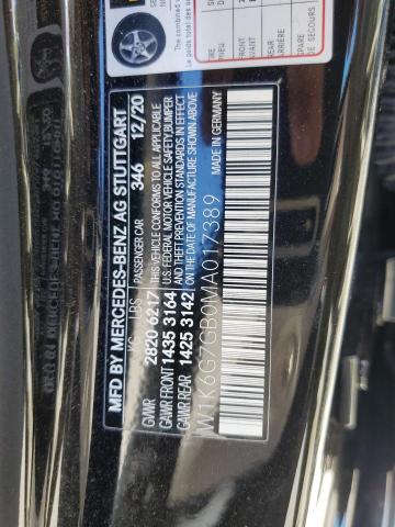 2021 Mercedes-Benz S 580 4Matic VIN: 1K6G7GB0MA017389 Lot: 60693804