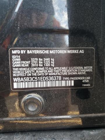 VIN WBA5B3C51ED536378 2014 BMW 5 Series, 535 XI no.12