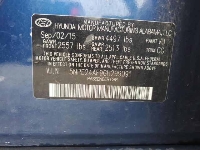 2016 HYUNDAI SONATA SE - 5NPE24AF9GH299091