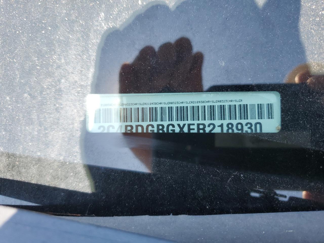 2C4RDGBGXER218930 2014 Dodge Grand Caravan Se