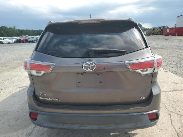 VIN 5TDZKRFH1ES018501 2014 Toyota Highlander, LE no.6