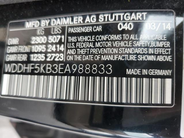 VIN WDDHF5KB3EA988833 2014 Mercedes-Benz E-Class, 350 no.12