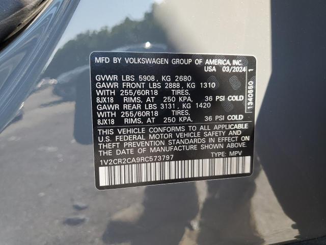 2024 VOLKSWAGEN ATLAS PEAK 1V2CR2CA9RC573797