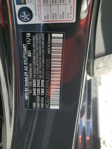 2019 MERCEDES-BENZ AMG GT 63 - WDD7X8KB9KA001903