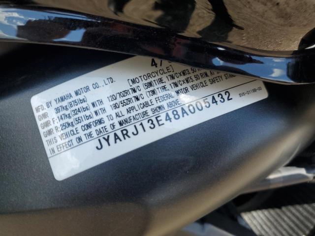 2008 YAMAHA FZ6 SHG JYARJ13E48A005432