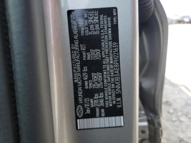 2023 HYUNDAI TUCSON SEL - 5NMJB3AE8PH221639