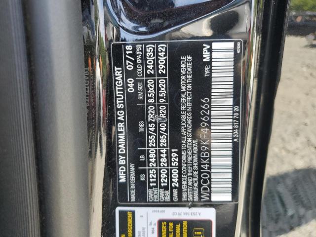 2019 MERCEDES-BENZ GLC COUPE - WDC0J4KB9KF496266