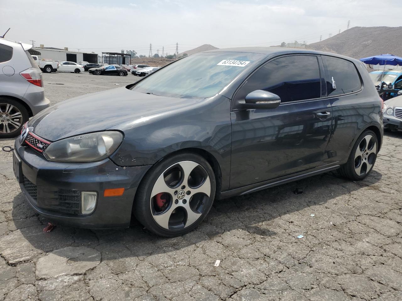 2012 Volkswagen Gti vin: WVWFD7AJ1CW233238