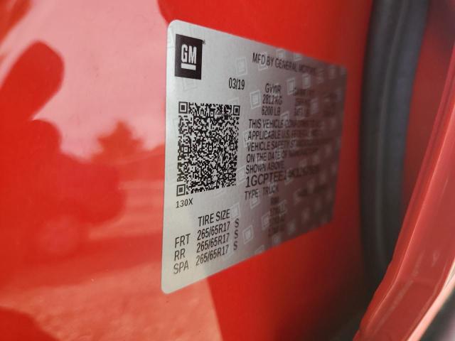 2019 CHEVROLET COLORADO Z - 1GCPTEE14K1267529