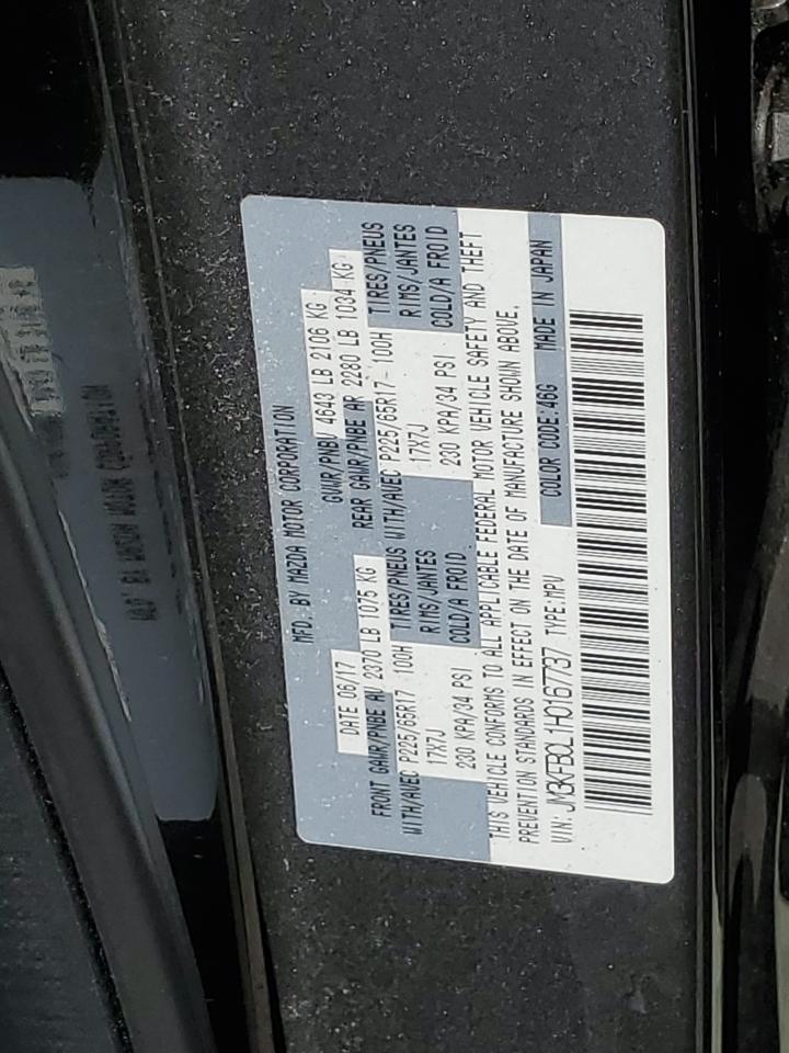 JM3KFBCL1H0167737 2017 Mazda Cx-5 Touring