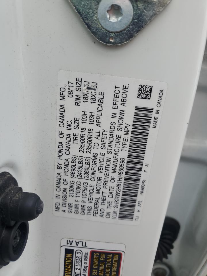 2HKRW2H81HH669596 2017 Honda Cr-V Exl