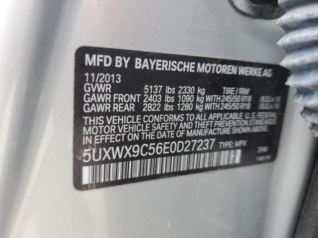 VIN 5UXWX9C56E0D27237 2014 BMW X3, Xdrive28I no.13