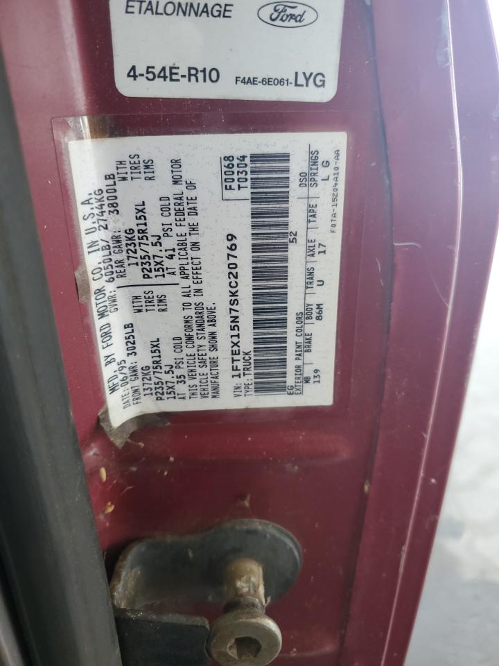 1FTEX15N7SKC20769 1995 Ford F150