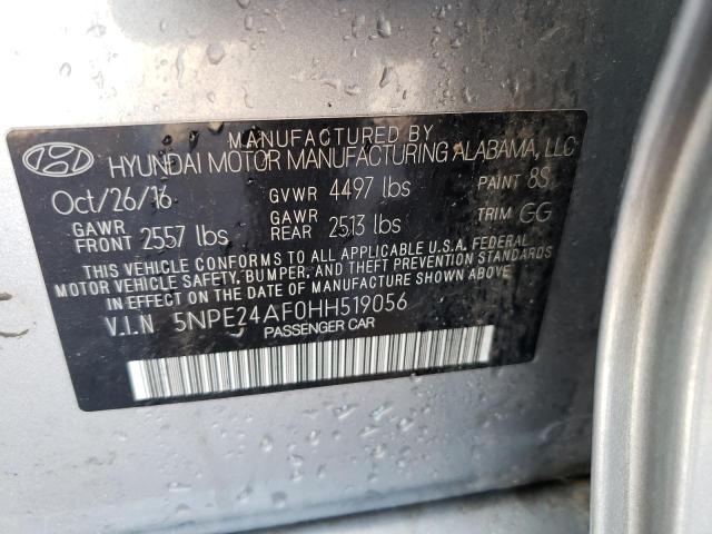 2017 HYUNDAI SONATA SE - 5NPE24AF0HH519056
