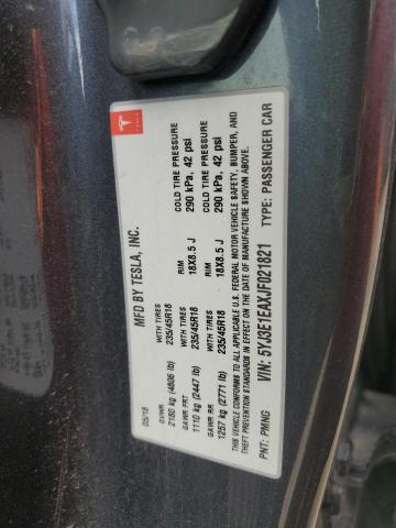 2018 TESLA MODEL 3 - 5YJ3E1EAXJF021821