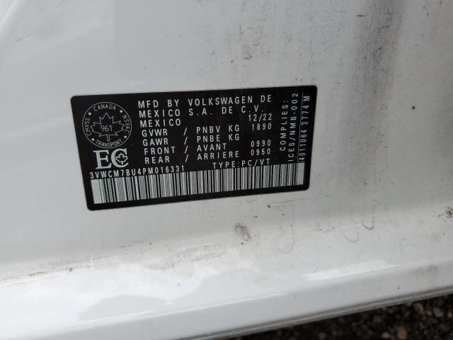 2023 VOLKSWAGEN JETTA TREN 3VWCM7BU4PM016331