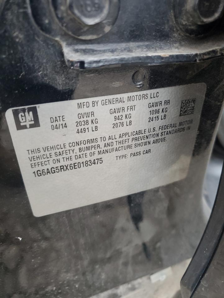 1G6AG5RX6E0183475 2014 Cadillac Ats