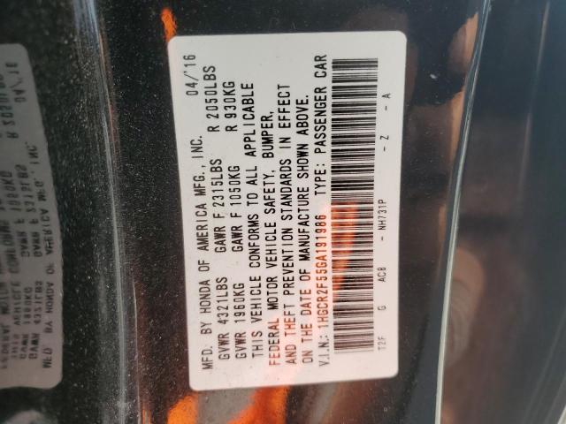 2016 HONDA ACCORD SPO - 1HGCR2F55GA191986
