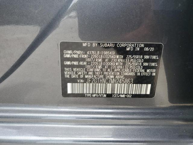 2021 SUBARU CROSSTREK JF2GTHNC7MH245863  62145474