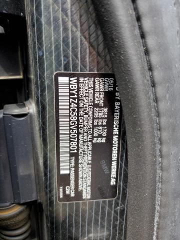 2016 BMW I3 REX - WBY1Z4C58GV507801