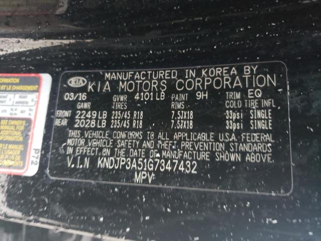 2016 KIA SOUL + - KNDJP3A51G7347432