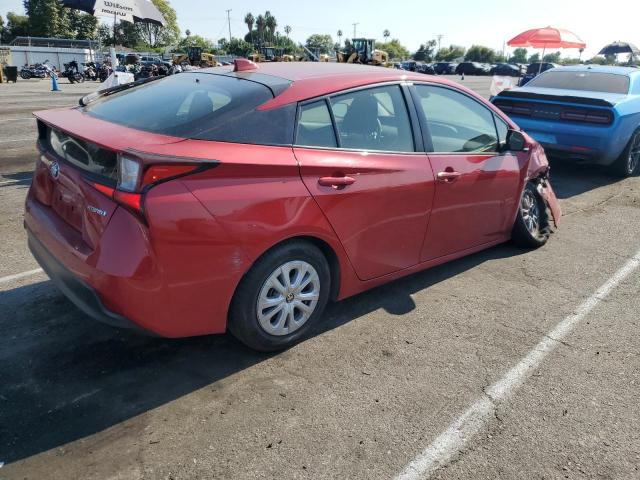 TOYOTA PRIUS SPEC 2021 red  hybrid engine JTDKAMFU2M3148971 photo #4