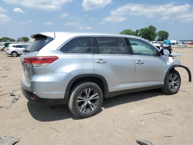 TOYOTA HIGHLANDER 2019 gray  hybrid engine 5TDBGRFH4KS078173 photo #4