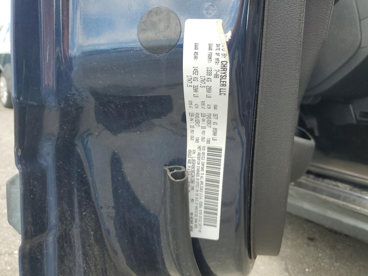 1J8GR48K98C241396 2008 Jeep Grand Cherokee Laredo