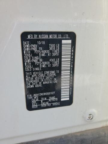 2019 NISSAN ARMADA SV - JN8AY2NC8K9581827