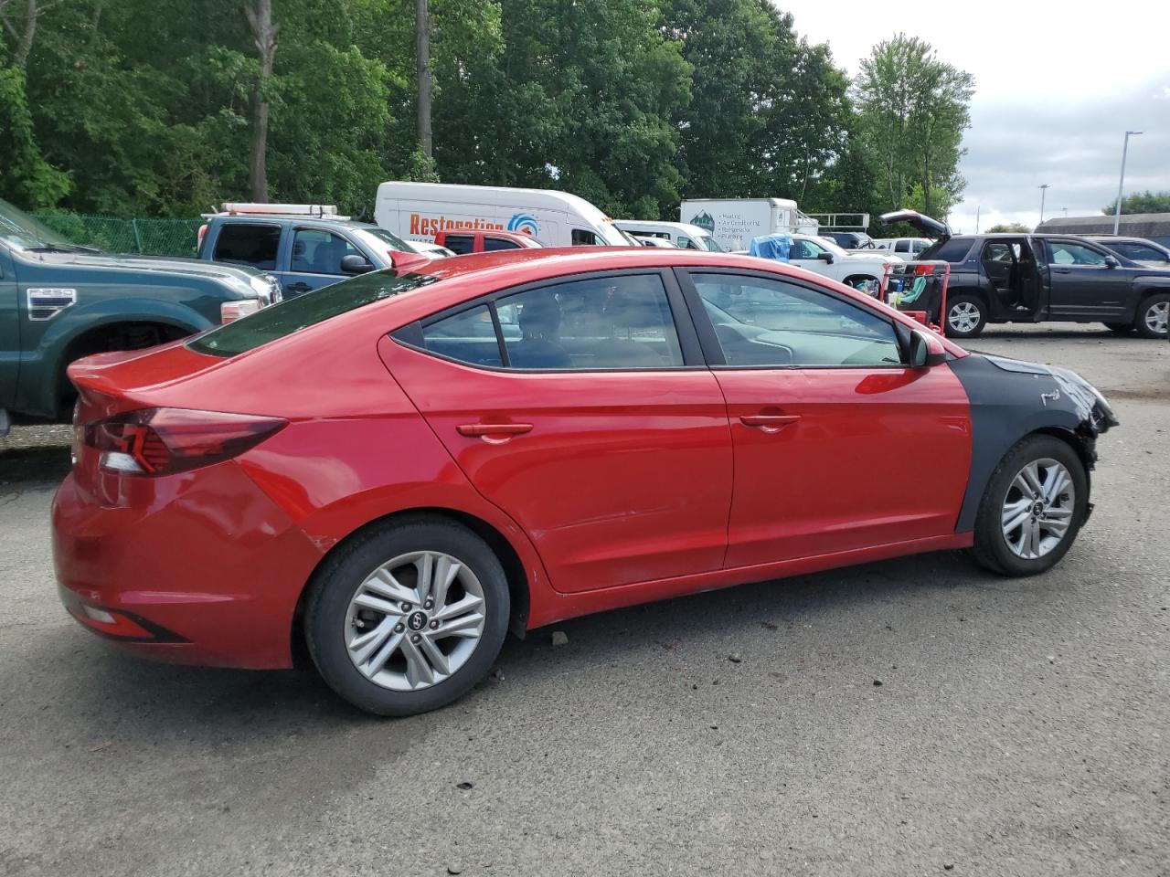 2020 Hyundai Elantra Sel vin: 5NPD84LF2LH583941